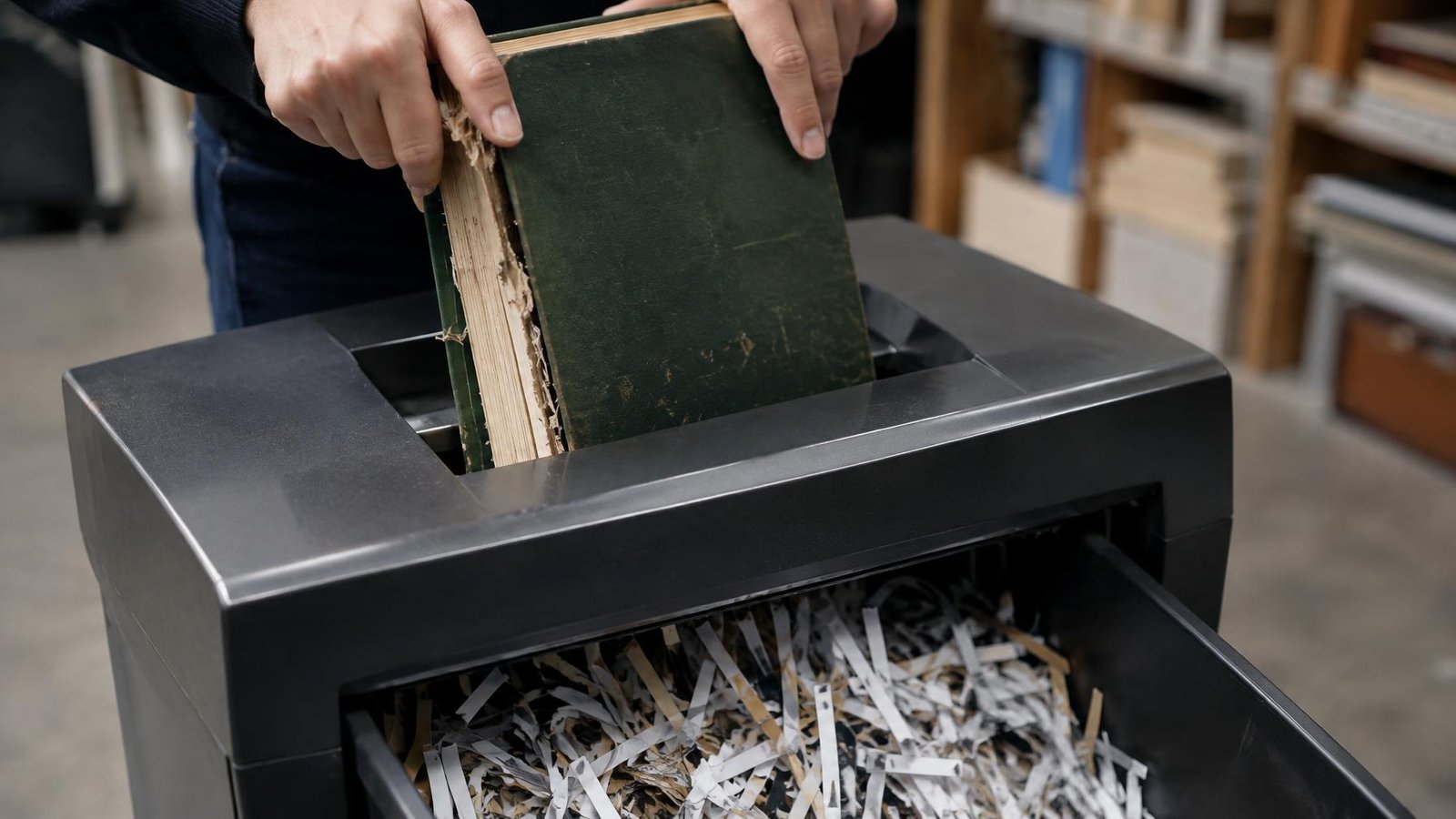 EWC accuses AI firms of shredding rare books after scanning them